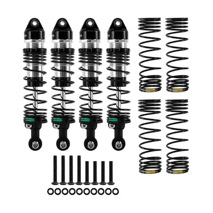 INJORA MAXX-01BS - INJORA 88mm Oil Shocks with Progressive Springs for 1/16 Monster Truck Mini Maxx Mini XRT