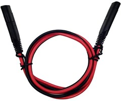 M/M-SLR-SCKT-4FT - Ovitar 4ft SAE Battery Charger Connector, 16AWG 2 Pin Bullet Quick Connect Disconnect Wire Harness for Solar Panel Battery Tender, Motorcycle, Cars, Tractor