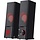 GS550 - Redragon PC Gaming Speakers, 2.0 Channel Desktop Computer Sound Bar with Compact Maneuverable Size, Headphone Jack, Quality Bass & Decent Red Backlit, USB Powered w/ 3.5mm Cable