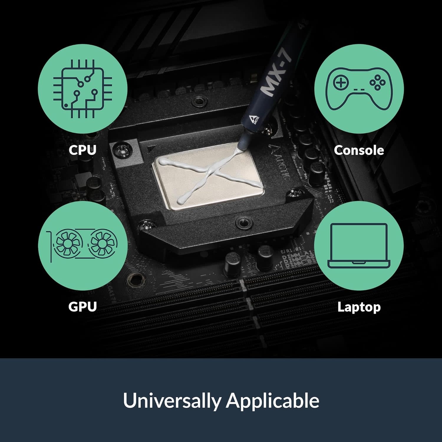 ARCTIC-MX-7 - ARCTIC MX-7 (4 g) - Ultimate Performance Thermal Paste, Long Durability