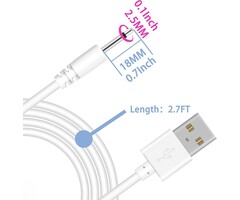 2.5MM-USB-A - Bicmice 2.7Ft USB-A to 2.5mm DC Charging Cable Fast Charger Replacement Cord