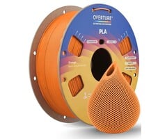 OVPLA-ORNG - OVERTURE Orange PLA Filament 1.75mm PLA 3D Printer Filament, 1kg Cardboard Spool (2.2lbs), Dimensional Accuracy +/- 0.02mm, Fit Most FDM Printer