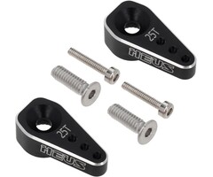 25T-SH-SCX24 - MEUS RACING 2pk SCX24 Servo Arm 25T Servo Horn for High Torque Micro Servo SCX24 1/24 RC Crawler Upgrades Parts, Not for Stock Servo