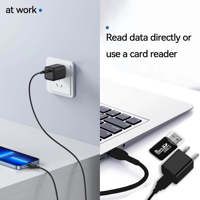 Spy Camera Charger - Hidden Camera - Premium Pack - HD 1080P - Best Mini Spy Camera - USB Charger Camera - Secret Camera - Nanny Cam - Small Cameras for Spying - Surveillance Camera Full HD