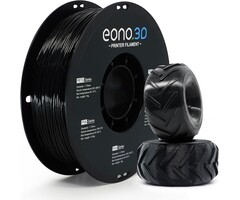TPU-BLK - EONO3D TPU 95A Filament 1.75mm, Flexible 3D Printer Filament 1kg (2.2lbs), Soft Elastic & Durable, Easy Print No Stringing, High Strength for Phone Case, Wearables & Functional Parts, Black