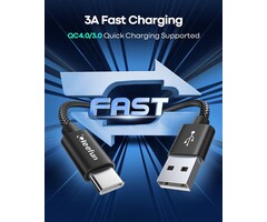 CLEEFUN USB-C-6FT - CLEEFUN USB-A to Type-C Charger Cord 6ft, Fast Charging for iPhone 17 16 15 Pro Max Plus Air 16e, for Samsung Galaxy S25 S24 S23 S22 S21 S20 S10 A17 A16 A15 A56 A55 A26 A35 A36
