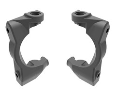 Traxxas 10732-GRAY - Gray Caster Blocks (L&R) Mini Maxx, Slash, XRT, & Rally
