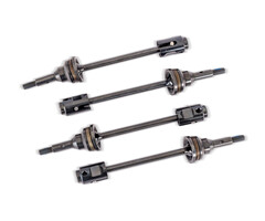 Traxxas 10789X - WideMaxx Steel CV Driveshafts & Drive Cups (4)