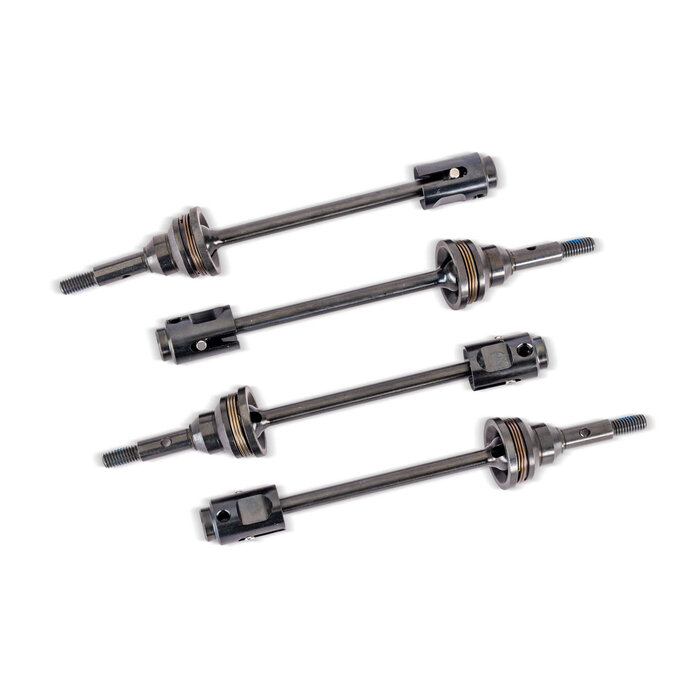Traxxas 10789X - WideMaxx Steel CV Driveshafts & Drive Cups (4)