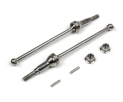 BlackZon BZN540239 - Smyter MT Turbo Front Universal Drive Shafts (Steel/2pcs)