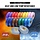 ETS-2075C2 - Lichamp Colored Electrical Tape Waterproof, 3/4 in x 66ft, Industrial Grade UL/CSA Listed High Temp Electrical Tape Colors Electric Super Vinyl, 2075C2