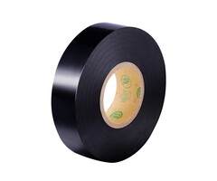 JAS18160 - Lichamp Black Electrical Tape Waterproof, 3/4in x 66ft, Industrial Grade UL/CSA Listed High Temp Electrical Tape Electric Super Vinyl