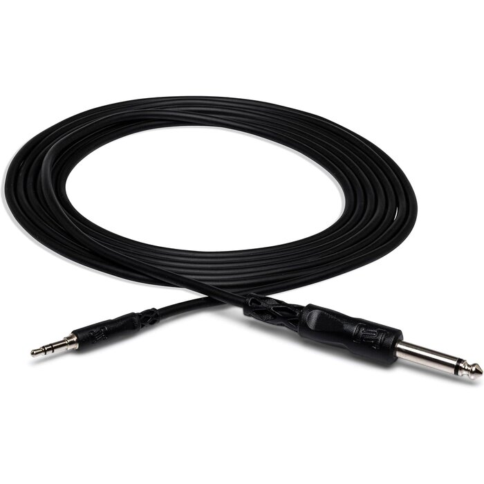 CMP-105 - Hosa Mono Interconnect, 1/4in TS to 3.5mm TRS, 5 Feet