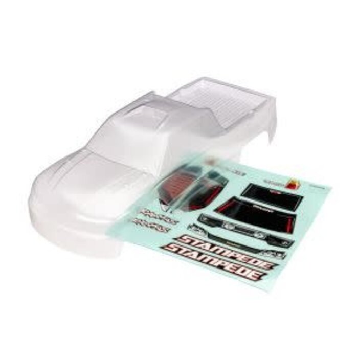 Traxxas 3751 - Stampede 2WD Clear Clipless Body