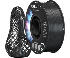 Creality CR-ABS-BLK - Creality Black ABS 3D Printer Filament 1.75mm, 1kg, 3D Printer Filament, Excellent Resistance, Odorless Non-Toxic, Stability, Tough, 1kg (2.2lbs) Printing Filament for 3D Printer (Black)