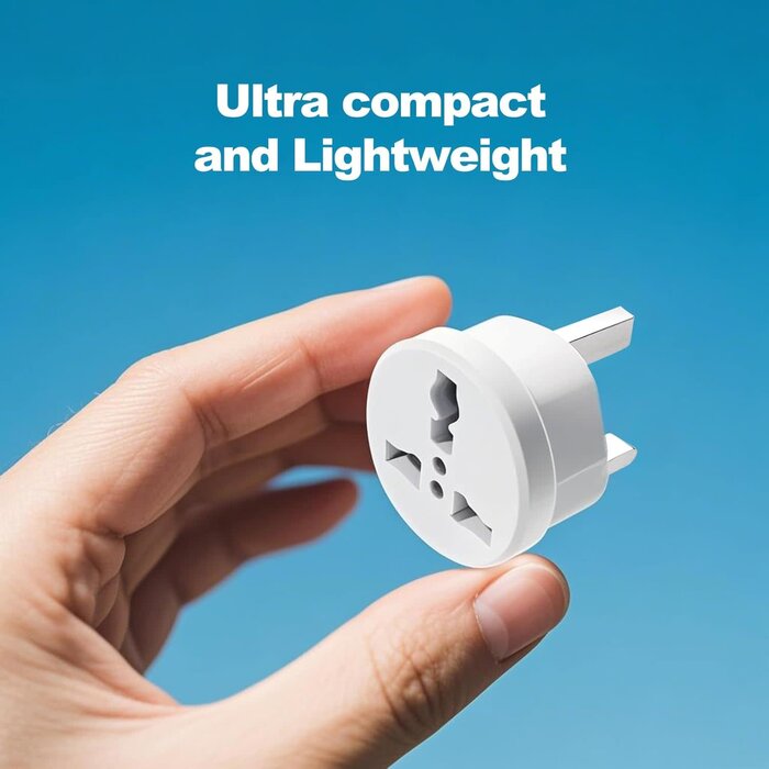 TYPE-G-1 - Ziissup UK Plug Adapter for Travel, Type G International Power Adapter for UK Hong Kong Ireland UAE