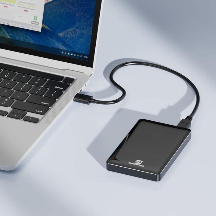 O1-BK-1TB - OSENTRiX 1TB USB 3.0 Pocket-Size Portable External Hard Drive (for Windows, MacOS, Xbox, PS)