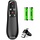 LBBYDDLL Presentation Clickers Wireless Presenter Remotes for PowerPoint, Powerpoint Clicker with Volume Control PowerPoint Slide Advancer for Mac, Receiver with Dual Functions,Computer, Lapto