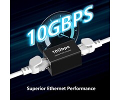 POE-ETH-COUPLER - Jadaol [UL Listed] RJ45 Coupler 10Gbps Shielded, Gold-Plated Contacts, Aluminum Alloy Inline Ethernet Extender, PoE Supported Female-to-Female Adapter for Cat8/Cat7/Cat6a/Cat6 Cables, 6-Pack Black Click to see full view Alexa AI Ask Alex