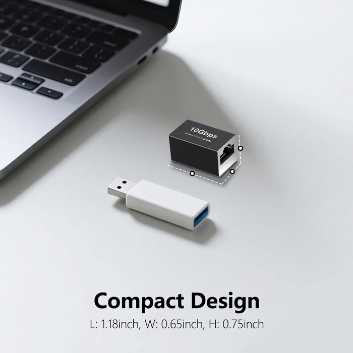 POE-ETH-COUPLER - Jadaol [UL Listed] RJ45 Coupler 10Gbps Shielded, Gold-Plated Contacts, Aluminum Alloy Inline Ethernet Extender, PoE Supported Female-to-Female Adapter for Cat8/Cat7/Cat6a/Cat6 Cables, 6-Pack Black Click to see full view Alexa AI Ask Alex
