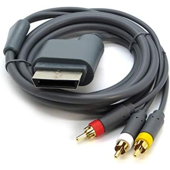 A/V-360-6ft - WICAREYO A/V Audio Video Optical Cable Cord Compatible for Xbox 360 Console