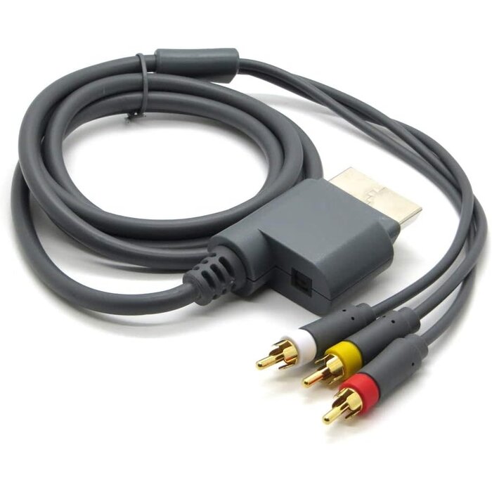 A/V-360-6ft - WICAREYO A/V Audio Video Optical Cable Cord Compatible for Xbox 360 Console