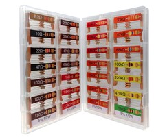 1/2W-2.2-1M-OHM - EEEEE 1/2w 28 Values 280pcs with 5% Carbon Resistor Assortment Kit and Electrical Industrial Assorted Set K Ohm Pack for Led Lights (2.2 Ohm - 1M Ohm)