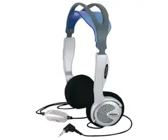 KSSKTXPRO1 - Koss® KTXPro1 Wired On-Ear Lightweight Headphones with 3.5-mm Connector, In-Line Volume Control, Open Foam Earcushions, and Dual-Entry Cord