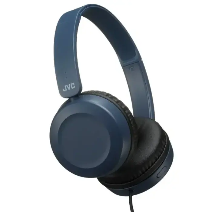 JVCHAS31MA - JVC® On-Ear Wired Headphones with Microphone  and 3.5mm Connection (Blue)
