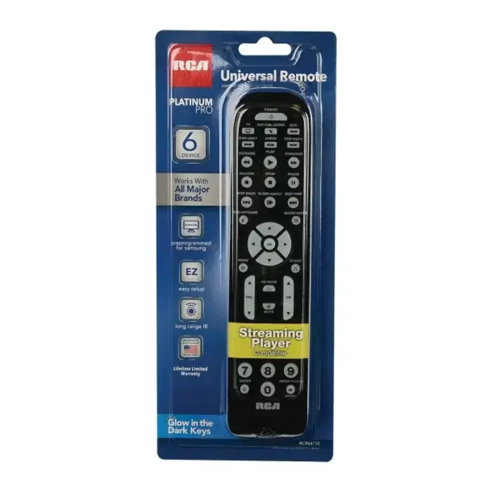 RCA RCARCR6473R - RCA 6-Device Universal Remote