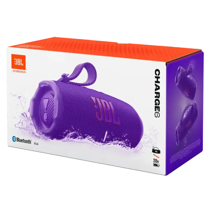 JBL JBL - Charge 6 Waterproof Bluetooth Speaker - Purple