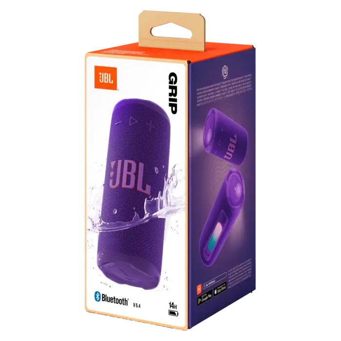 JBL JBLGRIPPURAM - JBL GRIP Bluetooth Speaker, Purple