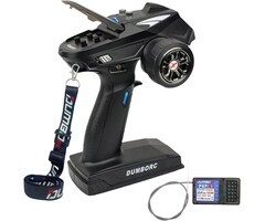 DumboRC DUMBORC-X6 - DUMBORC X6 6 Channel Rc Transmitter and Receiver P6FG Built-in Gyro Mixed Mode Out of Control Protection RC Controller for Remote Car/Boat/Tank