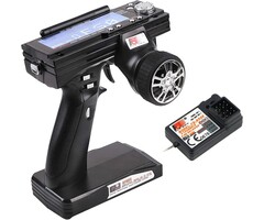 FS-GT3B - Flysky FS-GT3B Rc Transmitter & FS-GR3E Receiver, 2.4Ghz 3 Channel Rc Car Remote Controller and Receiver