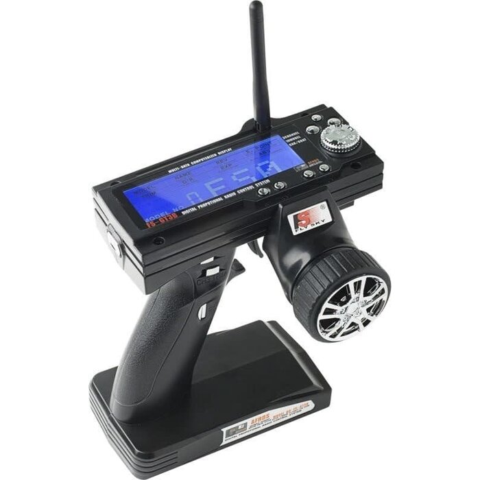 FS-GT3B - Flysky FS-GT3B Rc Transmitter & FS-GR3E Receiver, 2.4Ghz 3 Channel Rc Car Remote Controller and Receiver