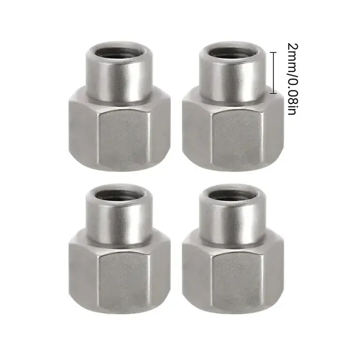 INJORA WH-22-2 - INJORA 4pcs 2mm M2 Long Nuts for 1/24 SCX24 AX24