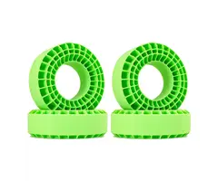INJORA DGT-1907GN - INJORA 4pcs Green (Super Soft) Silicone Rubber Inserts for 1.9" 108-110mm(4.35" OD) Tires (1907) 1/10 Scale