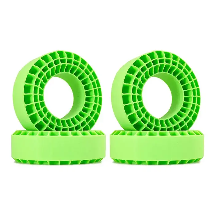 INJORA DGT-1907GN - INJORA 4pcs Green (Super Soft) Silicone Rubber Inserts for 1.9" 108-110mm(4.35" OD) Tires (1907) 1/10 Scale