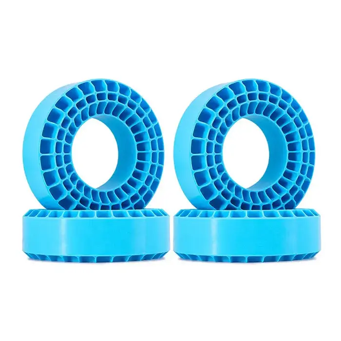 INJORA DGT-1907BL - INJORA 4pcs Blue (Soft) Silicone Rubber Inserts for 1.9" 108-110mm(4.35" OD) Tires (1907) 1/10 Scale