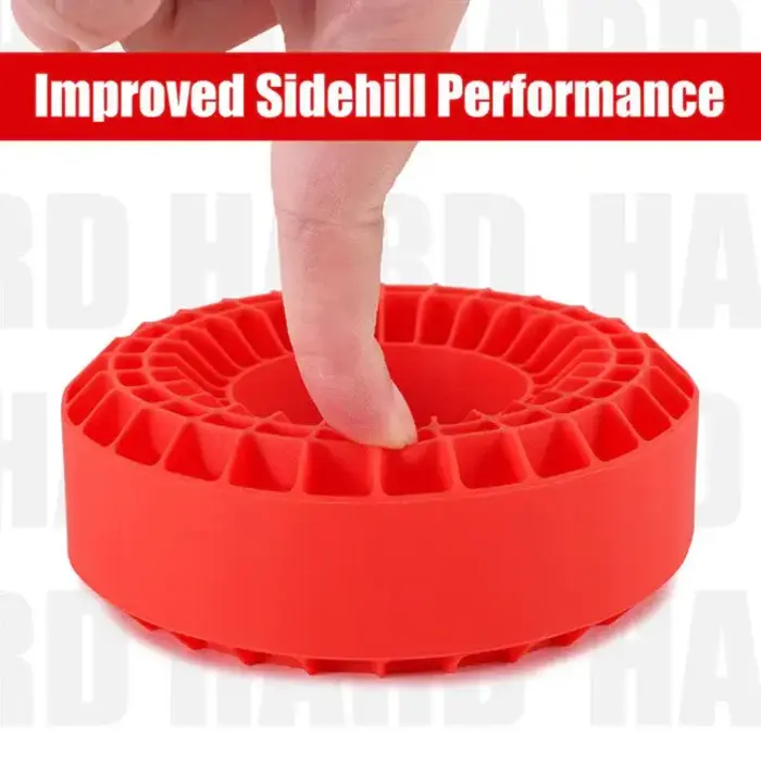 INJORA DGT-1906RD - INJORA 4pcs Red (Hard) Silicone Rubber Inserts for 1.9" 118-122mm (4.75" OD) Tires (1906)