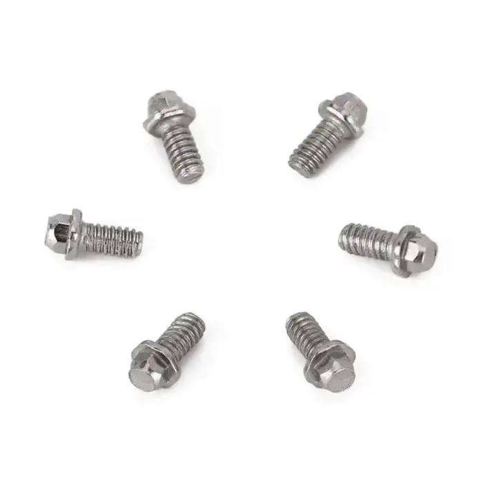 INJORA YQ-WH-14 - INJORA 100Pcs M1.4x3.3mm Hex Flange Bolts Hex Head Screws for INJORA 1.0" Wheels
