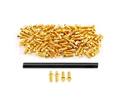 INJORA WH-21GD - Sale INJORA 100pcs M1.6 12.9 Grade Beadlock Screws for 1.3" Wheels
