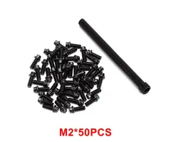INJORA WH-19-50M2 - Sale INJORA 50pcs M2 Black Steel Screws for INJORA 1.9" 2.2" Beadlock Wheel Rims