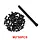 WH-19-50M2 - Sale INJORA 50pcs M2 Black Steel Screws for INJORA 1.9" 2.2" Beadlock Wheel Rims