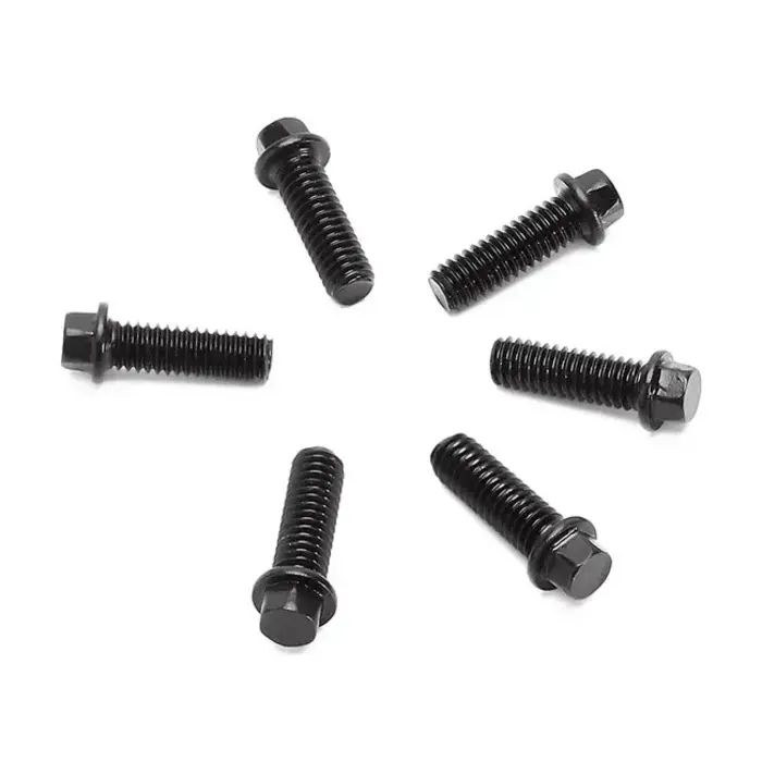 INJORA WH-19-50M2.5 - INJORA 50pcs M2.5 Black Steel Screws for INJORA 1.9" 2.2" Beadlock Wheel Rims