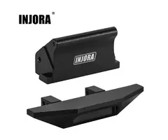 INJORA ASC18-20 - INJORA Aluminum IR40-18 Front Bumper & Rear Mount for 1/18 Redcat Ascent-18 brushed