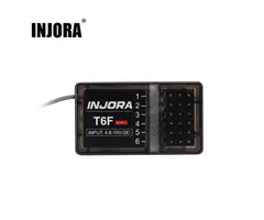 INJORA R-T6F - INJORA 6CH 2.4GHz Receiver for 1/24 1/18 1/10 RC Cars