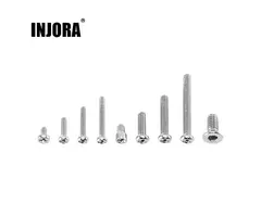INJORA SCX30-24 - INJORA Grade 12.9 Alloy Steel M1.0 M1.4 M2.0 Screws Set for 1/30 SCX30