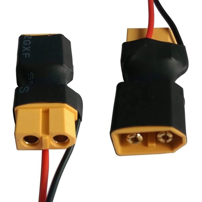 XT60M/F-JST/F - YLP XT60 Male to Female Connector with JST Female in-line Lipo Battery Connector Adapter for RC Multicopter Quadcopter