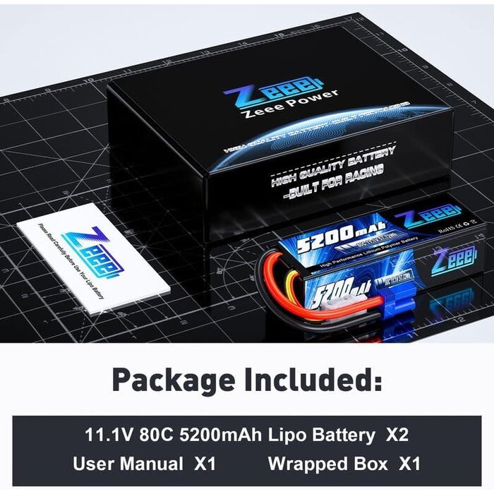 Dynamite Reaction 2 11.1V 5000 mah 3s 50C Lipo hrdcs ec5 Dynb5035h5